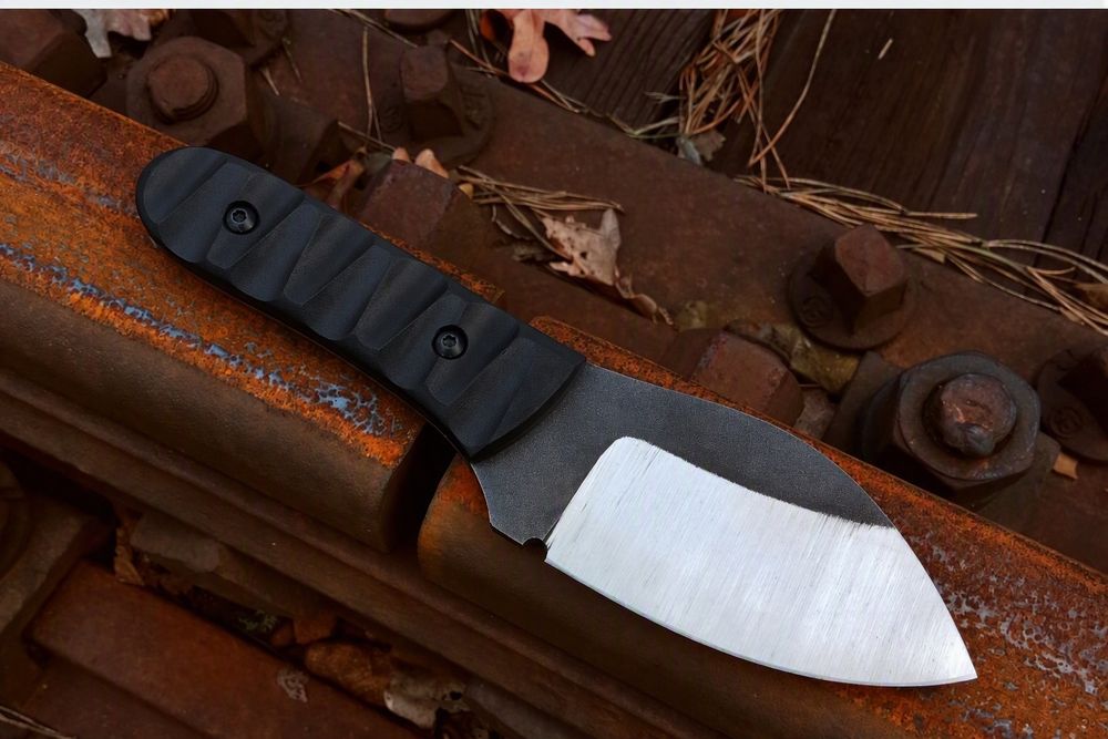 Nessmuk Black Kłobuk Nóż Ręcznie Robiony Custom Knifemaking Polska Bushcraft Resor Survival