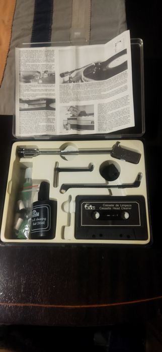 Kit limpeza áudio vintage