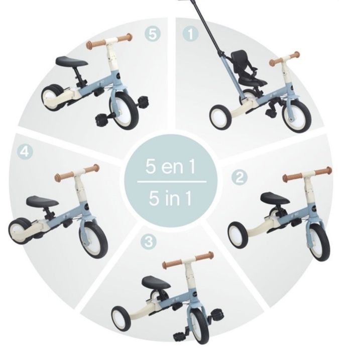 Triciclo/Bicicleta de Equilíbrio Evolutiva (como novo!)