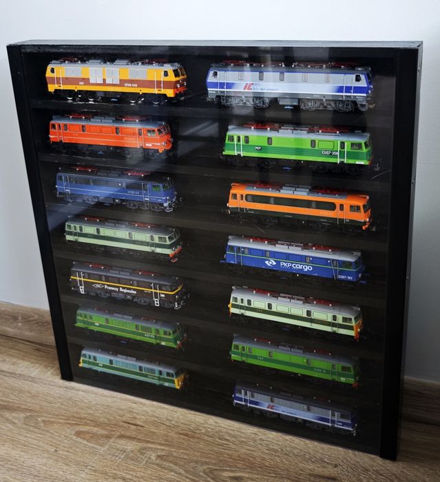 Gablota witryna na modele kolejowe H0 TT N