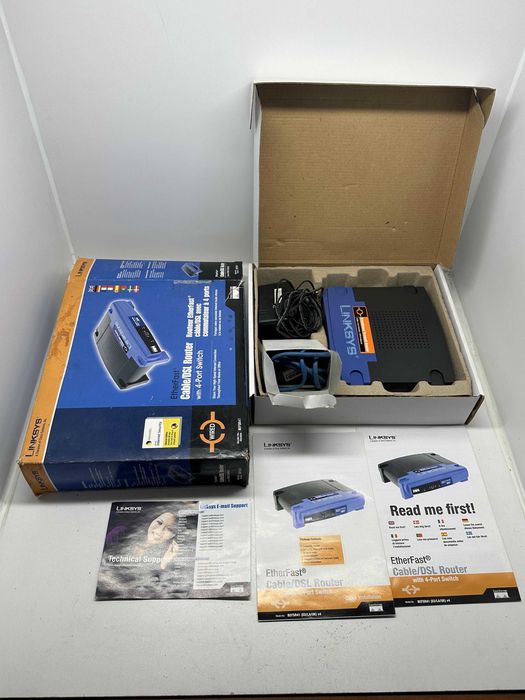 Linksys EtherFast Cable/DSL Router w/4-Port Switch BEFSR41434464867736637444