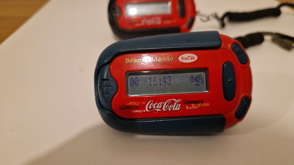 Pager Coca-Cola anos 90