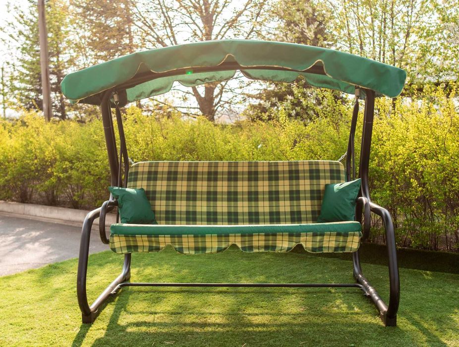 Акція! Качели Садовые- "Марсель". Металева Садова Гойдалка розкладна