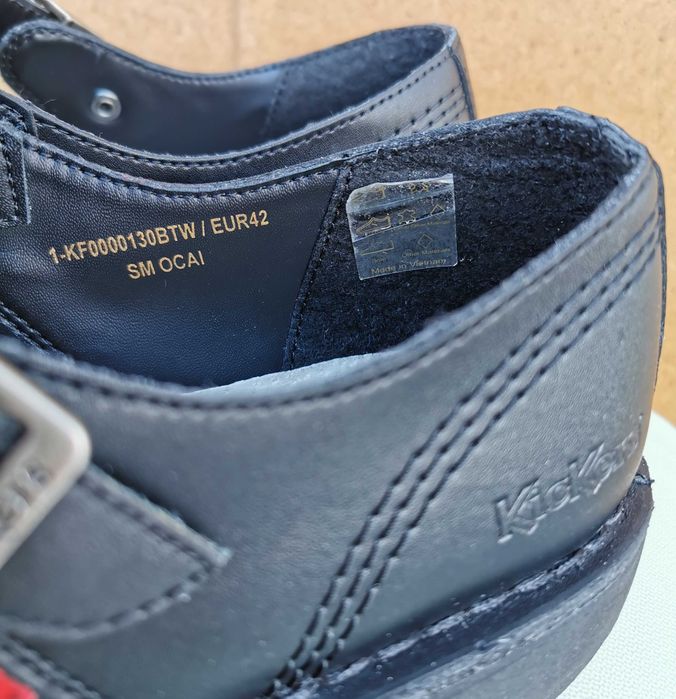 Кожаные туфли босоножки балетки лоферы Kickers 42 р. 26,5 см Оригинал