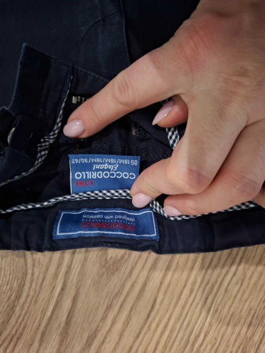 86 spodnie koszula sweterek coccodrillo stan idealny