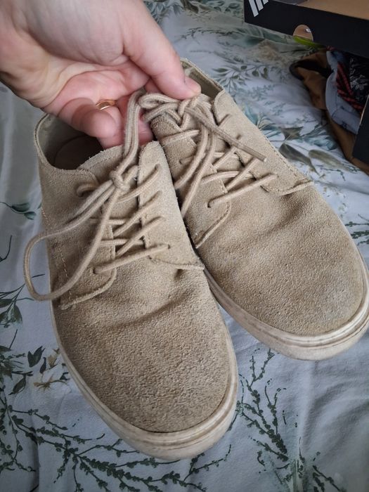Buty trampki zara beż beżowe
