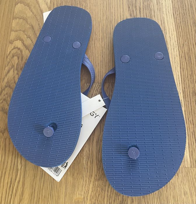 Klapki, japonki męskie 40/41 - Niebieskie