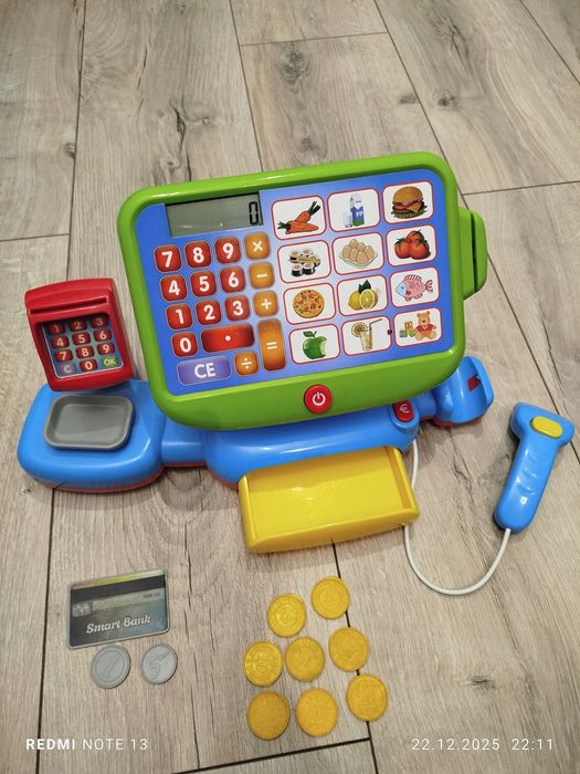 Kasa fiskalna zabawkowa dla dzieci