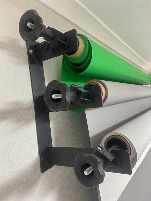 Система кріплення фонів на 3 рулона + рулони