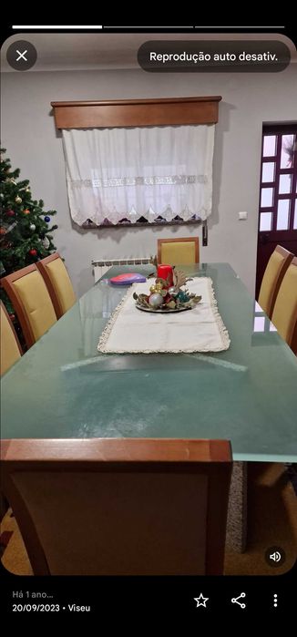 Mesa de Sala em vidro