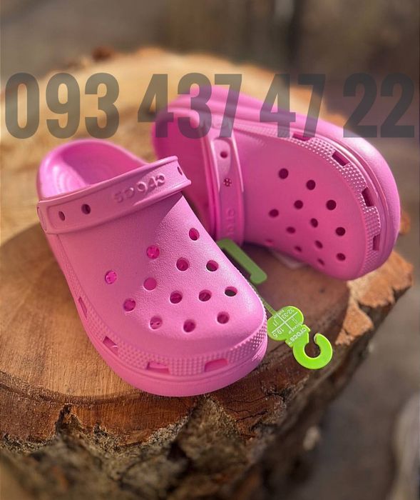 Дитячі Crocs на Платформі Crocs Classic Cutie Clog Taffy Pink Crocs
