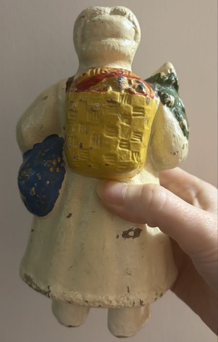 Игрушка ссср опилки  дед мороз