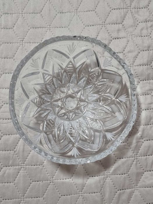 Кришталева ваза для фруктів та солодощів