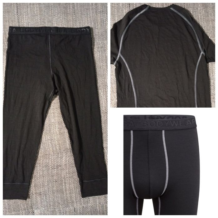 Термобілизна комплект (кофта+штани 3,4") ISA bodywear Merino wool.  L