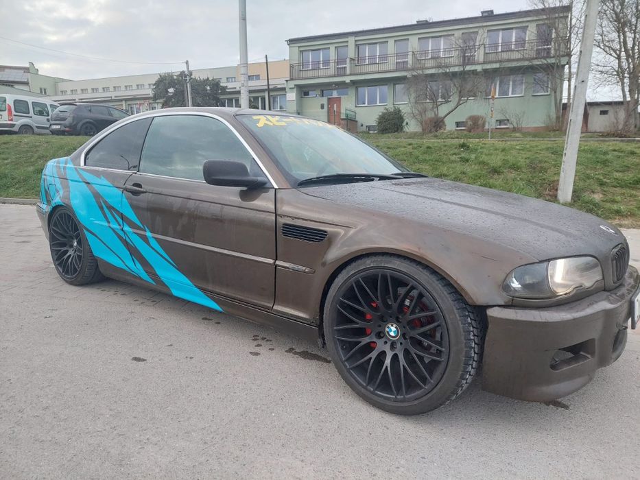 Bmw E46 Coupe Styl M3 2.5+LPG Banan Skóra Drift Alu 19 Nowy Gwint Tuning Popcorn Okazja!!