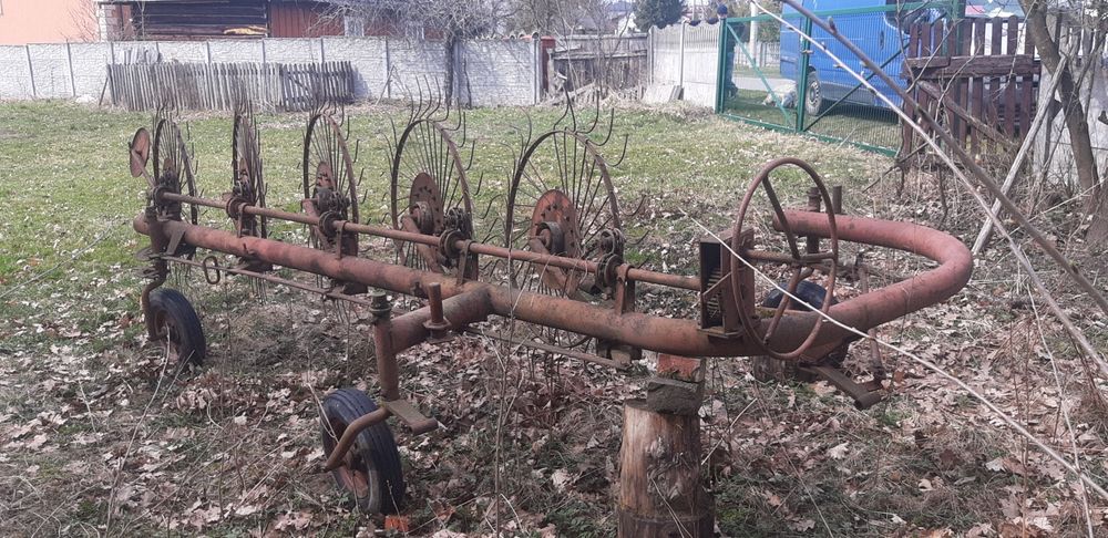 Грабарка 5 кінна до трактора, розбибач перекосів(2) від валу відбора