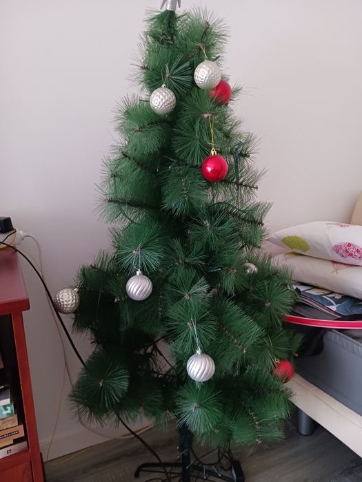 Árvore de natal usada