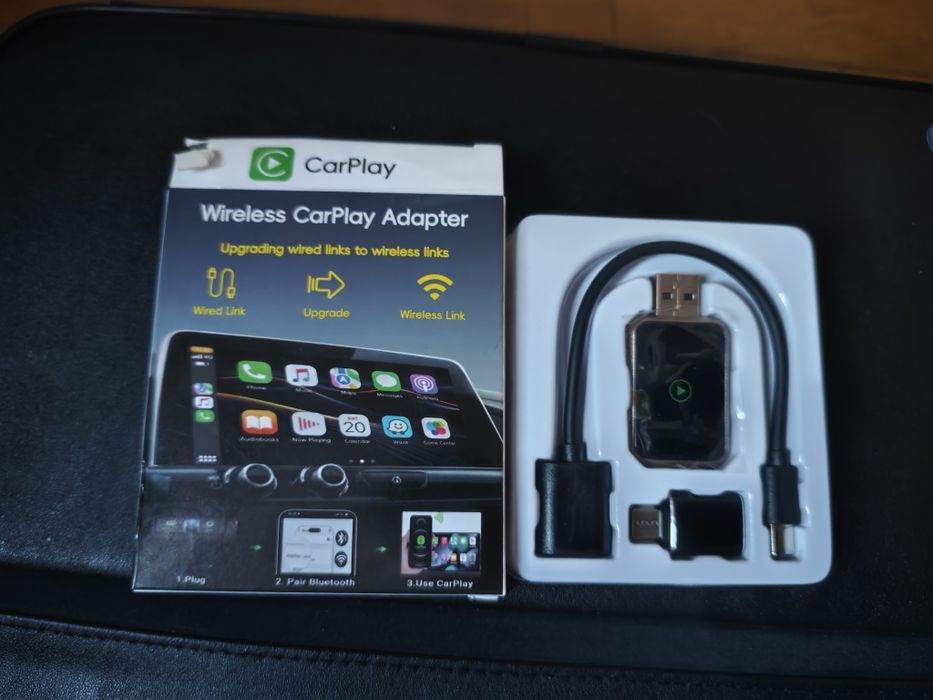 Bezprzewodowy Adapter CarPlay USB - Konwerter Wired to Wireless (NOWY