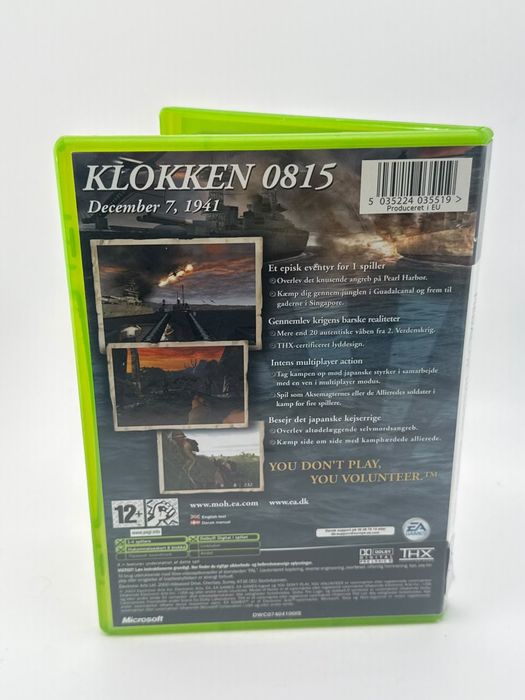 Medal Of Honor Rising Sun Xbox nr 4374