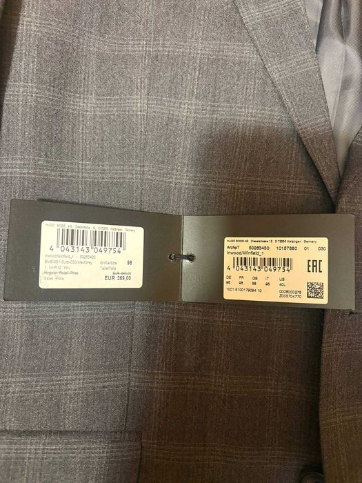 Новий шерстяний піджак Hugo Boss - L розмір