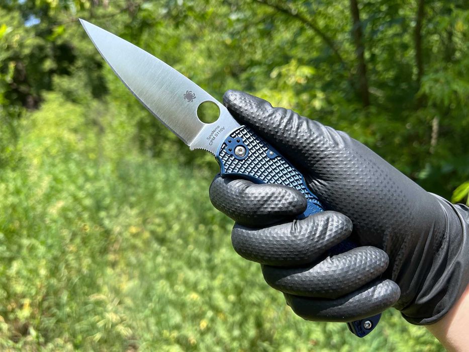 Складний ніж Spyderco Native Chief Lightweight Dark Blue FRN CPM S110V