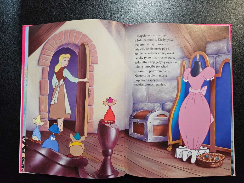 Książka Kopciuszek Disney Księżniczki Bajkowi bohaterowie Egmont