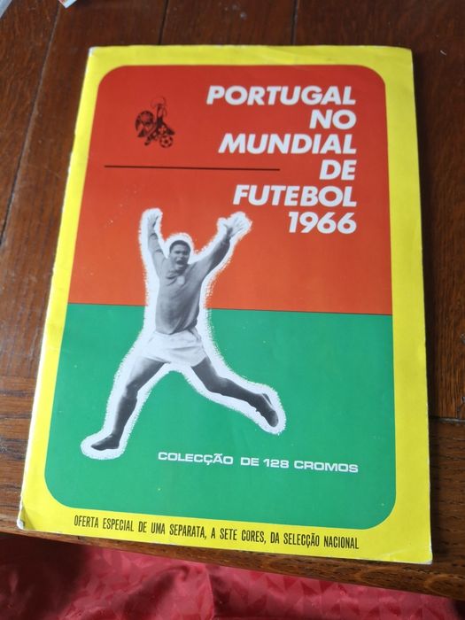 Rara caderneta Portugal no Mundial de 1966