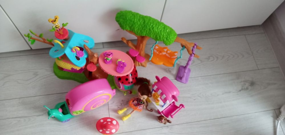 Duży zestaw z lalka Enchantimals zabawki
