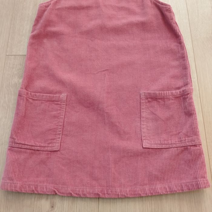 Sukienka na szelkach sztruks, r. 140