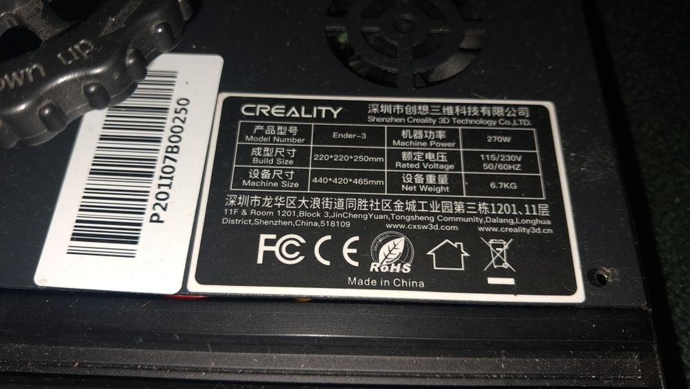 Creality Ender 3 niesprawny