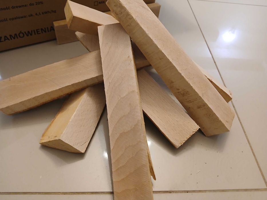 Drewno premium, do pizzy, wędzenia, kominkowe - BUK HT karton 16 kg