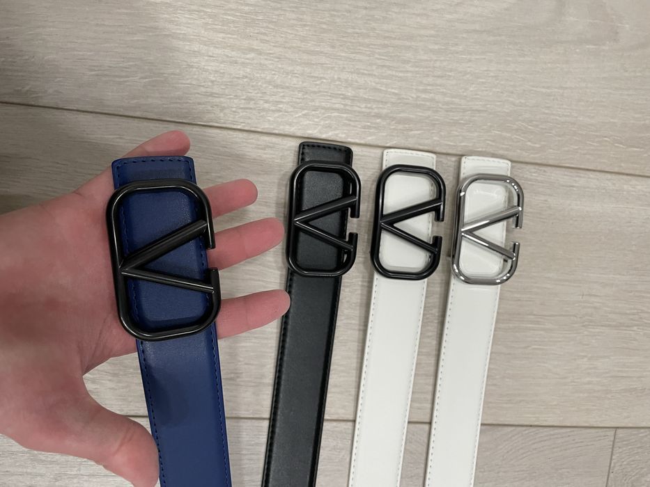 Ремень Valentino Garavani Leather Belt (кольорові)