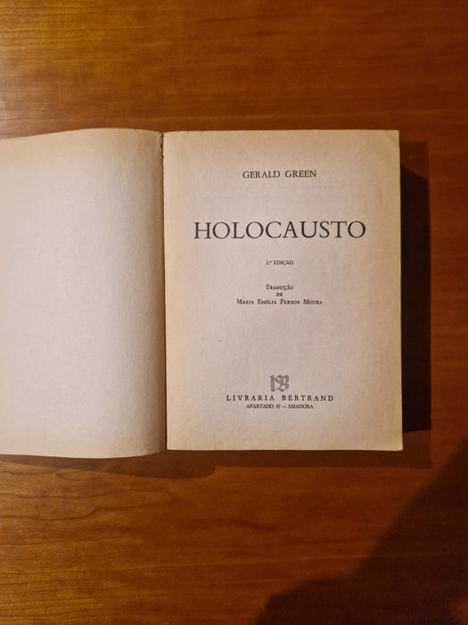 "Holocausto", de Gerald Green, sgunda edição, 1978