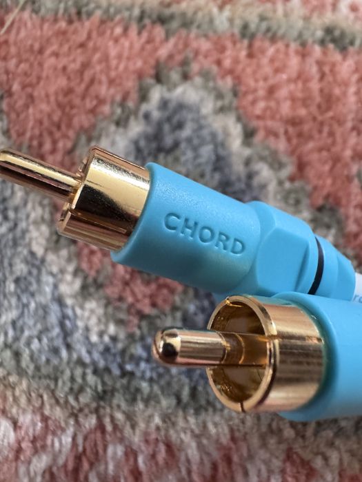 Kabel Chord Company C-line v2 (ARAY) - Interkonekt 2RCA 2xRCA  0.5m chinch Jak nowy