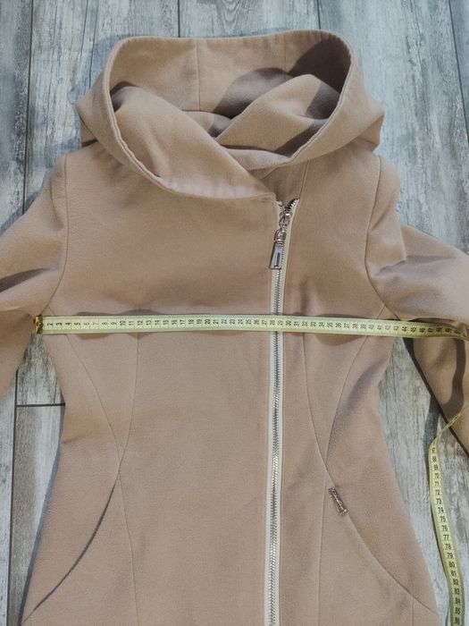 Пальто жіноче демісезон, пальто бежеве, розмір 42 (S)