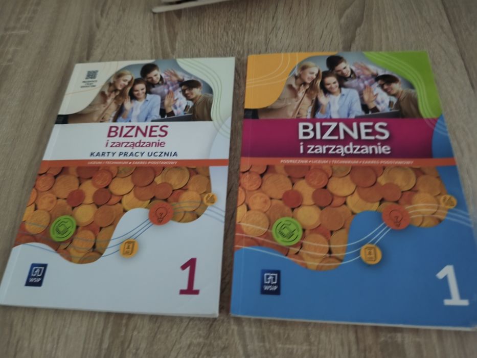Biznes i zarządzanie podręcznik,i Biznes i zarządzanie 1 i Karty pracy ucznia