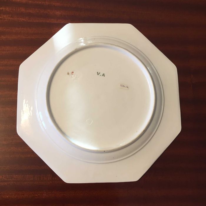 prato octogonal Vista Alegre ( 1881 / 1921 ) - Ø 24cm