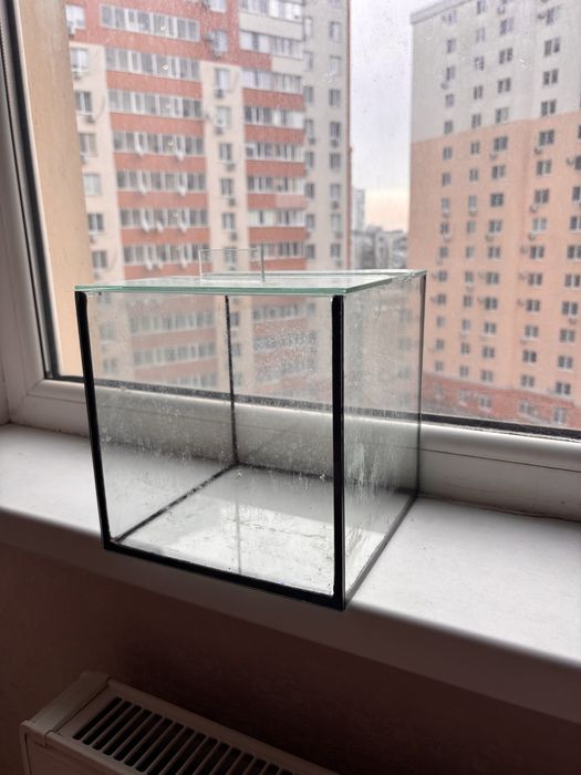 Тераріум скляний  квадратний 20*20*