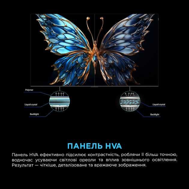 Телевізор TCL 43P7K Нова модель 2025-2026 року