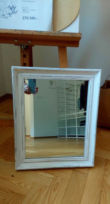 Lustro wiszące vintage/ retro/ shabby chic