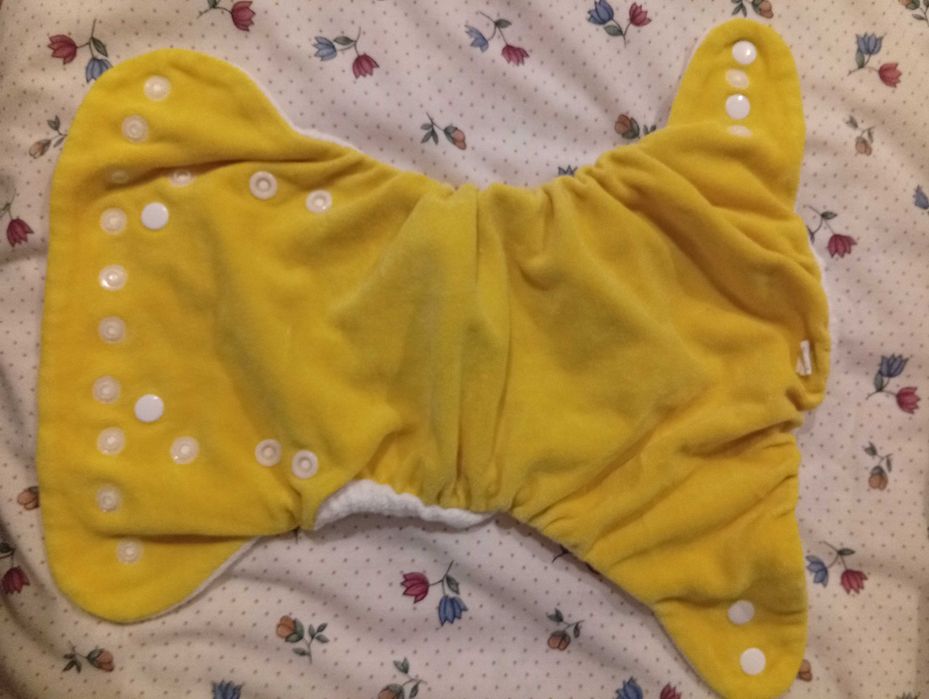3 Fraldas cuecas em pano, reutilizáveis e reforços