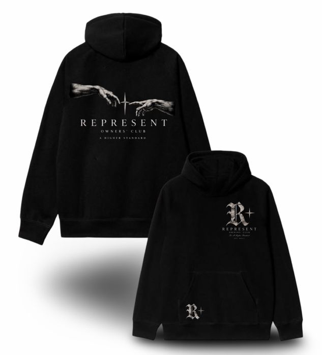 Худи Represent Logo унисекс репрезент кофта толстовка свитшот лонгслив Новинка