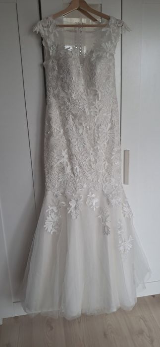 Suknia ślubna sukienka ecru rozmiar 40 MS Moda