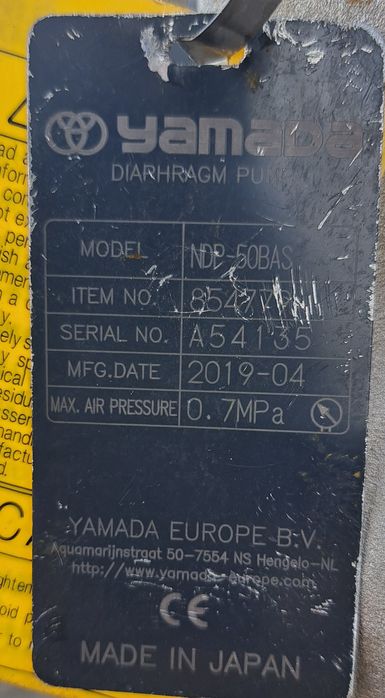 Pompa membranowa YAMADA NDP 50BAS