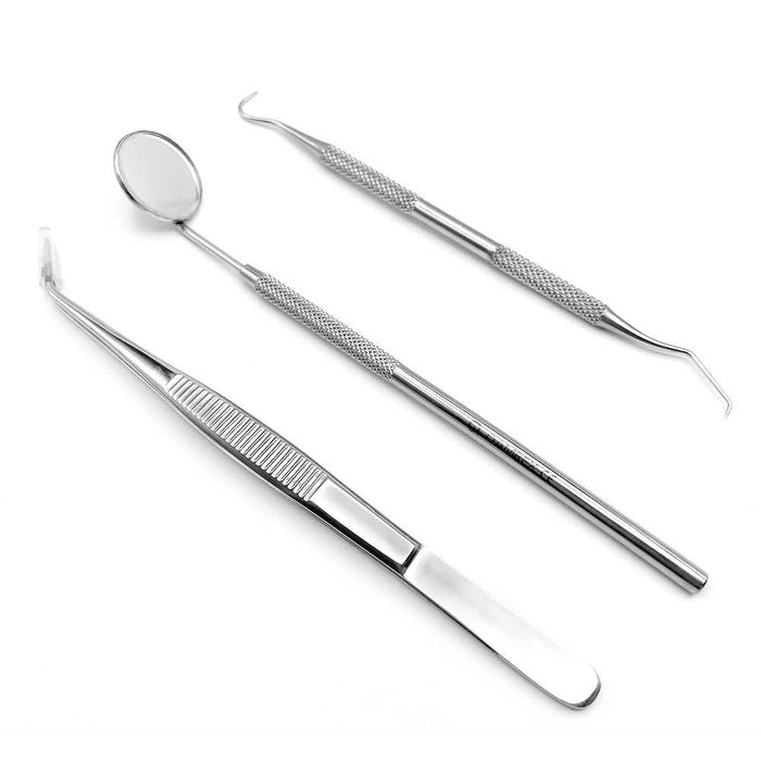 Kit de Diagnóstico de Medicina Dentária – Conjunto em Aço Inoxidável