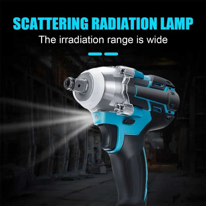 1089 - PISTOLA impacto  1 bateria 21v compativeis com MAKITA