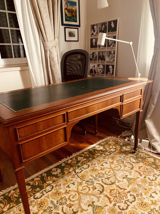 Secretária Inglesa, estilo, linda; madeira de cedro