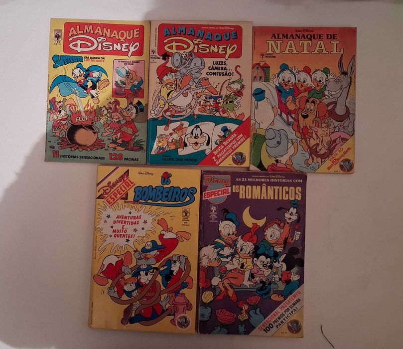 Livros BD Disney anos 80/90