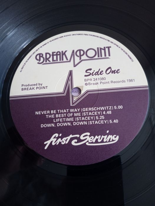 Break Point-First Serving-LP-winyl,vinyl