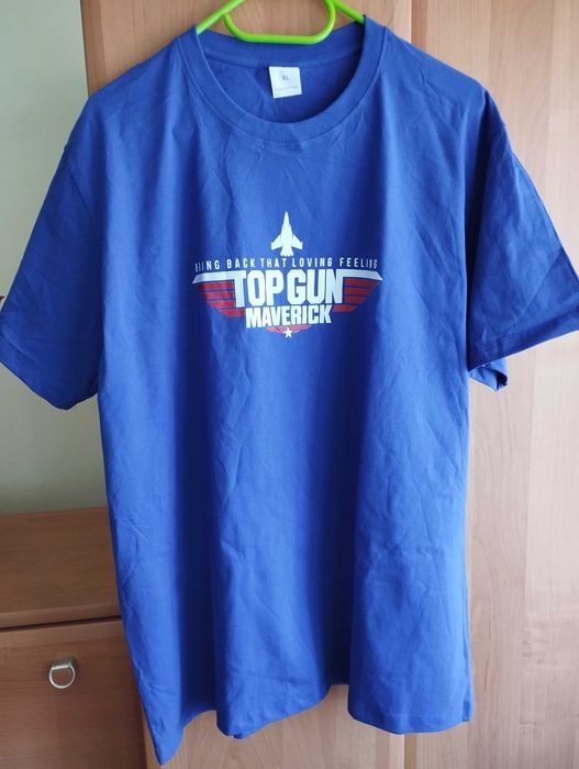 Modny T-shirt Top Gun Maverick 100% bawełna rozm. XL